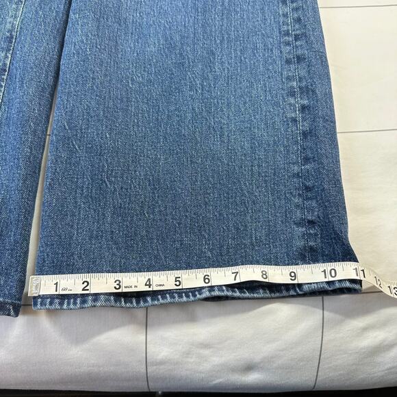 J.Crew Point Sur Jeans Womens 30 Blue Sailor Patch Pocket Wide Leg Marina Wash - Picture 12 of 12